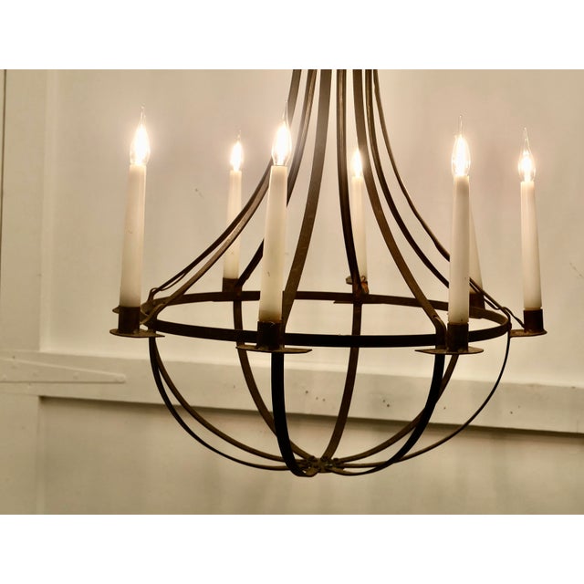 1970s Large Blacksmith Ballon Light, 1970s For Sale - Image 5 of 8