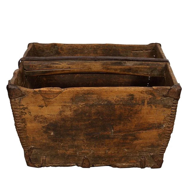 Antique Chinese Official Wooden Rice Grain Bucket For Sale - Image 11 of 11