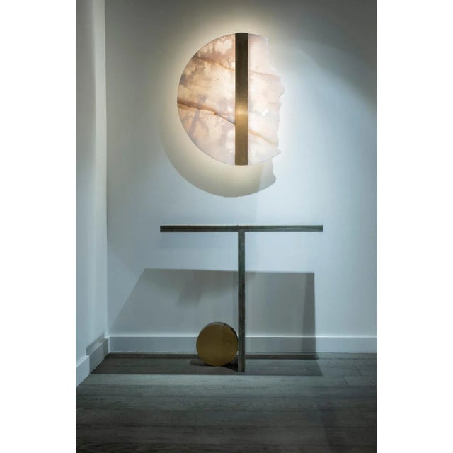 Quartzite Sculptural O Console by Dam Atelier For Sale - Image 12 of 13