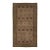 1900s Antique Indian Amritsar Wool Rug in Brown With Allover Design For Sale