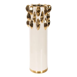 Gilded Vase Large For Sale