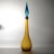 Mid-Century Modern Vintage Italian Amber and Blue Glass Genie Bottle, 1950s For Sale - Image 3 of 9