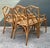 Wood Vintage Chinese Chippendale Rattan Dining Chairs - Set of 4 For Sale - Image 7 of 12