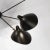 Mid-Century Modern Black Seven Fixed Arms Spider Wall Ceiling Lamp from Serge Mouille For Sale - Image 6 of 11