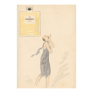 Sem (Georges Goursat) — Chanel No. 5, Paris, 1927 Original Print 1921