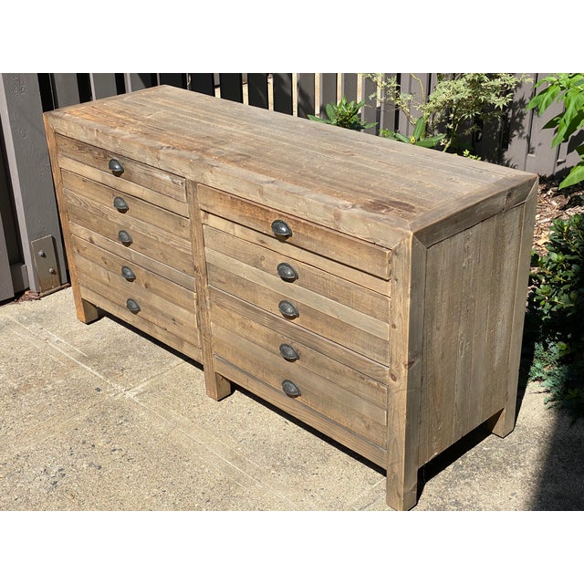 Restoration Hardware Printmaker's Media Console