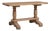 1970-1979 France Weathered Whitewash Cerused Oak Console For Sale