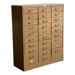 Vintage Steelmaster Industrial Multi-Drawer Cabinet For Sale
