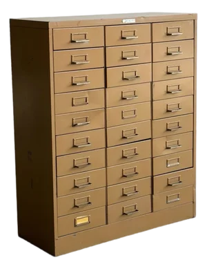 Vintage Steelmaster Industrial Multi-Drawer Cabinet