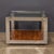 Vintage English Chrome, Glass and Wood End Table from Merrow Associates, 1960s For Sale - Image 3 of 15