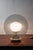 White Vintage Glass Table Lamp, 1980 For Sale - Image 8 of 17