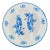 Ironstone Asparagus Plate Vintage French Transferware Blue Floral For Sale