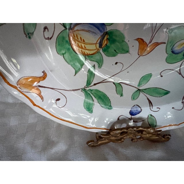 1980s Italian Hand Crafted Art Pottery Bowl For Sale - Image 9 of 10