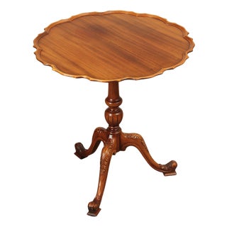 Georgian Style Mahogany Tilt Top Table For Sale
