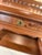 Brown Antique Eastlake Writing Desk With Carved Gallery For Sale - Image 8 of 9