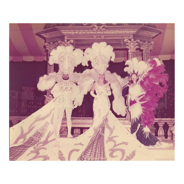 1970s Mardi Gras Krewe King and Queen Photograph For Sale
