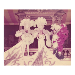 1970s Mardi Gras Krewe King and Queen Photograph