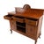 Early 20th Century English Edwardian Oak Sideboard Buffet Server Carved Sunflower Motif Cabinet For Sale - Image 13 of 18