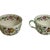 Minton Vintage Minton Haddon Hall Flat Cups Fine Bone China Green Trim - a Pair For Sale - Image 4 of 5