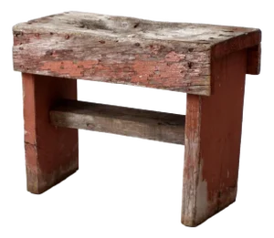 Vintage Rustic Small Farmhouse Bench