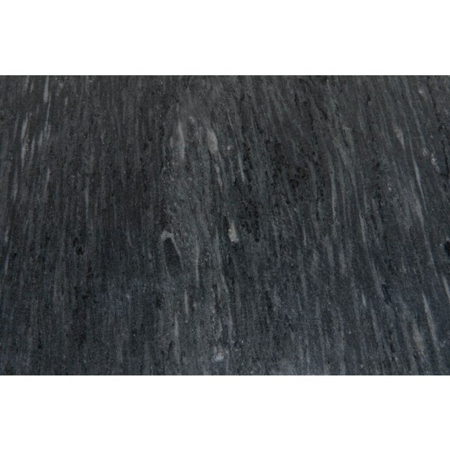 NOIR Alonzo Side Table in Black Metal with Marble For Sale - Image 9 of 10