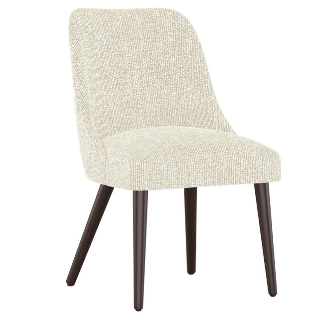 Rounded Back Dining Chair In Solitude Natural Chairish