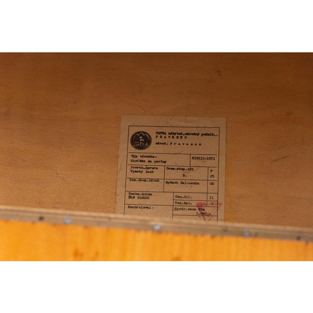 Wood Mid-Century Modern Walnut Dressser attributed to František Jirák for Tatra, Czechoslovakia, 1960s For Sale - Image 7 of 18