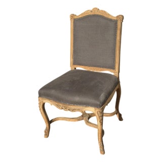 Antique Swedish Empire Gustavian Style Beechwood Chair For Sale