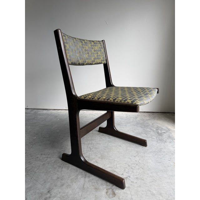 Brown Mid Century Danish Modern Farstrup Cantilevered Dining Chairs, Set of 10 For Sale - Image 8 of 9