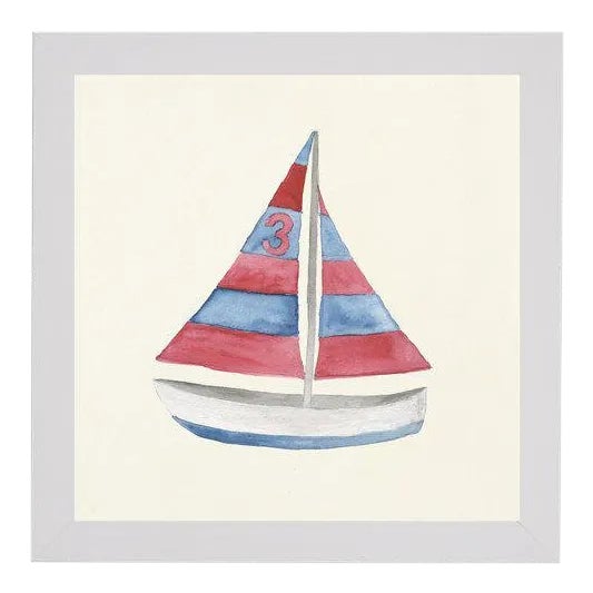 Contemporary Sailboat No. 3 Print For Sale