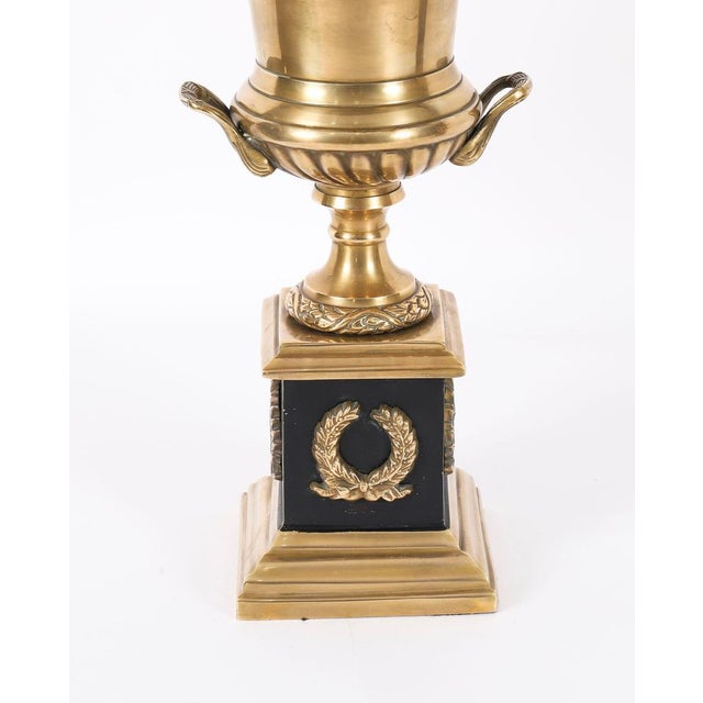 Antique Italian Grand Tour Borghese Bronze Campana Urns, 1800s, Set of 2 For Sale - Image 13 of 17