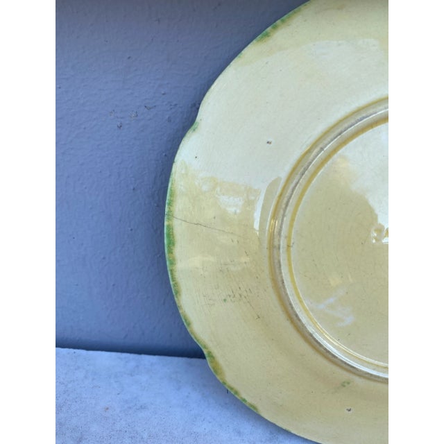 Majolica Strawberries Plate Sarreguemines, Circa 1880 For Sale In Austin - Image 6 of 7