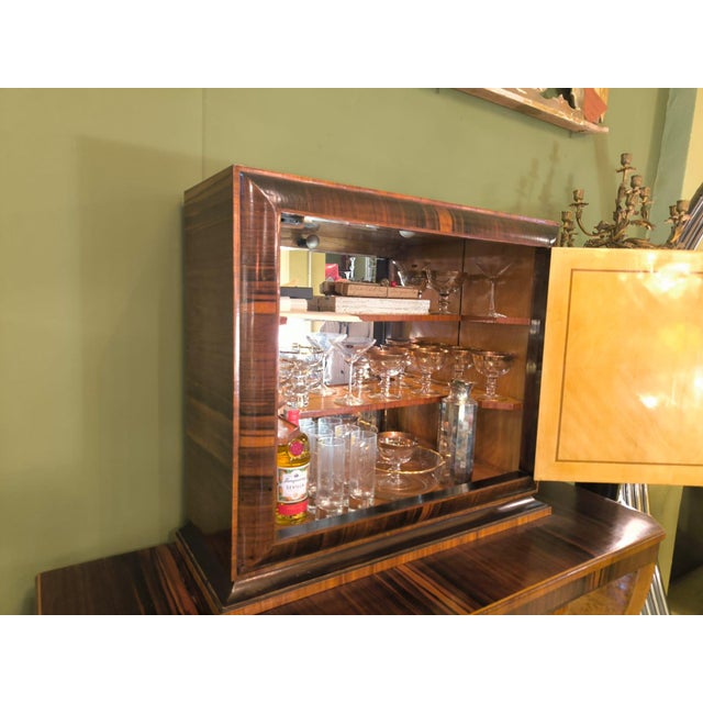 Hand-Inlaid Bar Cabinet by Cornelio Ferrandi, 1960s, in Flawless conditions. Designed 1960 to 1969 This piece has an...