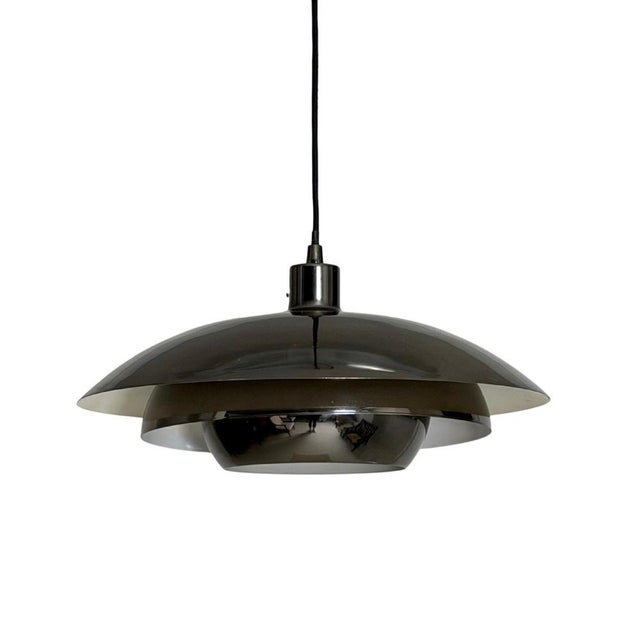 Vintage Chrome Pendant, 1970s For Sale - Image 9 of 9
