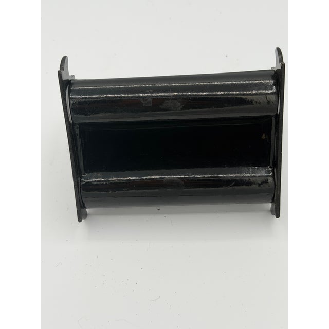 Late 19th Century A. Victorian Chinoiserie or Japanese Black. Lacquer Pen Rack or Display Stand For Sale - Image 4 of 8