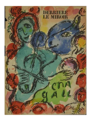 Marc Chagall, The Viola: Cover for Derrière Le Miroir, Lithograph, 1972
