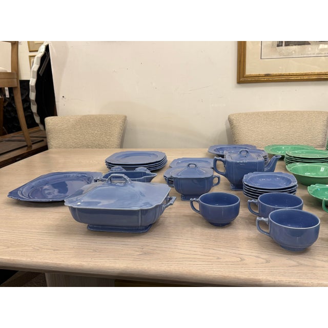 1930s Riviera Dinnerware by Homer Laughlin Set, Circa 1930 For Sale - Image 5 of 12