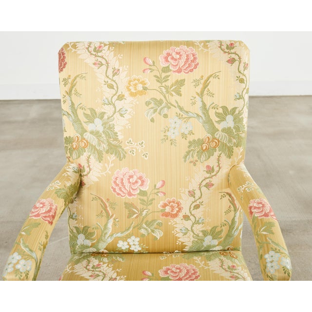 Set of Twelve Rose Tarlow Gold Leaf Kent Dining Chairs For Sale - Image 13 of 18