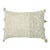 Boho Chic Style Contemporary Wool and Cotton Pillow in Beige For Sale