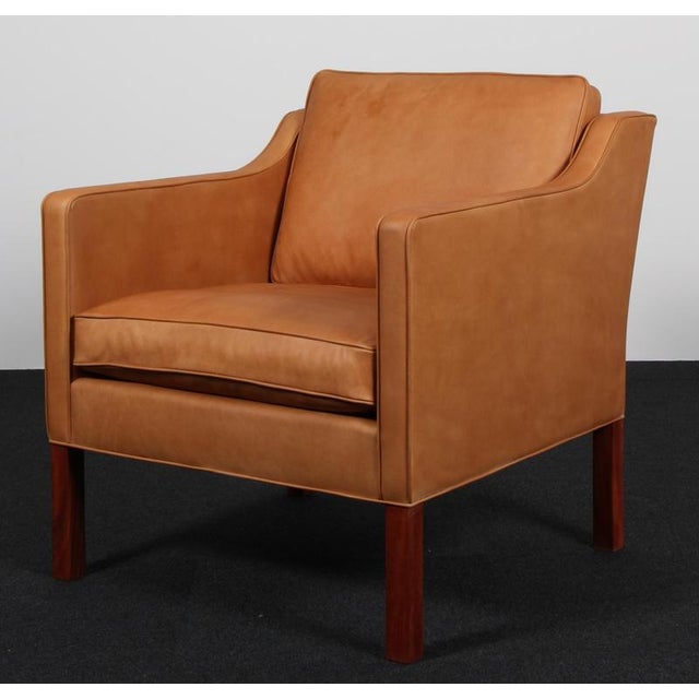 Wood Model 2321 Lounge Chair by Børge Mogensen for Fredericia, 1960s For Sale - Image 7 of 7