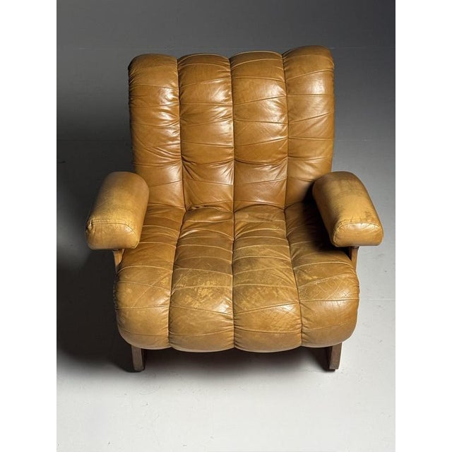 Vintage Italian Armchairs in Leather, 1970, Set of 2 For Sale - Image 12 of 18
