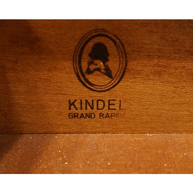 Brown Kindel Furniture Solid Mahogany Traditional Style 66" Triple Dresser For Sale - Image 8 of 13