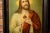 Impressionist Early 20th Century Sacred Heart | Framed Tin Litho Christ Print For Sale - Image 3 of 7