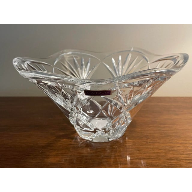 Early 21st Century Early 21st Century Modern Crystal Decorative Bowl From Marquis by Waterford For Sale - Image 5 of 8