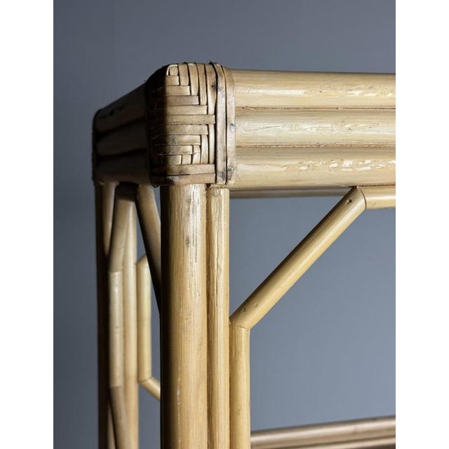 Vintage Bamboo Bookcase, France 1980 For Sale - Image 3 of 18