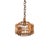 Mid-Century French Riviera Style Bambo & Rattan Rounded Pendant Lamp, 1960s For Sale - Image 4 of 18