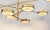 Metal Ivory Onyx and Brass Chandelier by Silvio Piattelli For Sale - Image 7 of 13