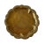 An antique, c. 1920, Arts & Crafts hammered brass tray, by Georg Von Mendelssohn, with textured and scalloped border with...