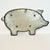 1980s Vintage Farmhouse Arts & Crafts Boho Chic Pig Galvanized Tray. For Sale - Image 6 of 9