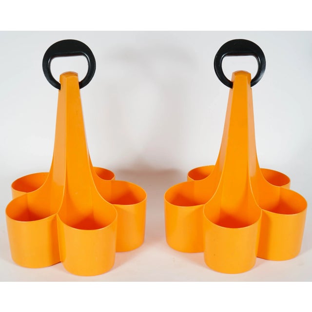 These are vintage "Take 5" utility carriers designed by Luigi Colani for Republic Molding Corporation (or "Sulo"). The...